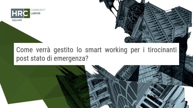Thumbnail Smart working per i tirocinanti post stato di emergenza TOFFOLETTO DE LUCA TAMAJO