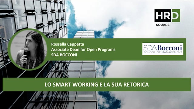 Thumbnail Lo smart working e la sua retorica SDA BOCCONI