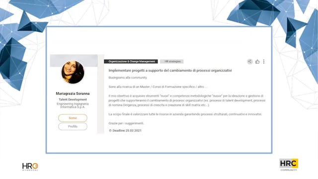 Thumbnail Implementare progetti a supporto del cambiamento di processi organizzativi DIFA COOPER