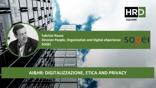 Thumbnail AI & HR Digitalizzazione, etica and privacy SOGEI