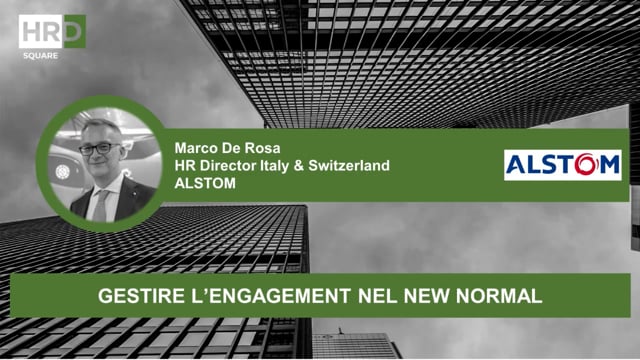 Thumbnail Gestire l’engagement nel new normal ALSTOM