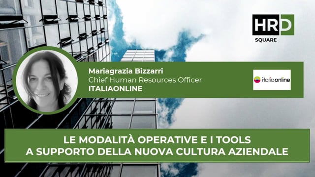 Thumbnail Le modalità operative e i tools a supporto della nuova cultura aziendale ITALIAONLINE