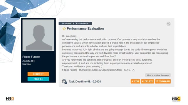 Thumbnail Call MyHRGoal Performance evaluation