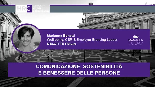 Thumbnail Comunicazione, sostenibilità e benessere delle persone DELOITTE ITALIA