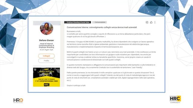 Thumbnail Comunicazione Interna, coinvolgimento colleghi senza device FINDOMESTIC BANCA