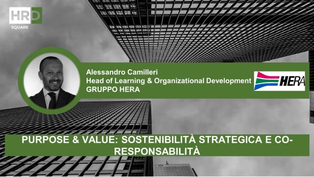 Thumbnail Purpose & Value, sostenibilità strategica e co responsabilità GRUPPO HERA