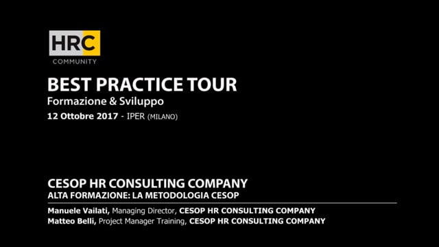 Thumbnail ALTA FORMAZIONE: LA METODOLOGIA CESOP