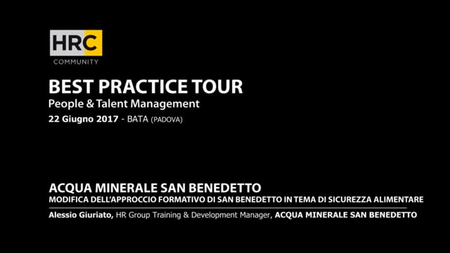 Thumbnail MODIFICA DELL’APPROCCIO FORMATIVO IN TEMA DI SICUREZZA ALIMENTARE_ACQUA MINERALE SAN BENEDETTO 