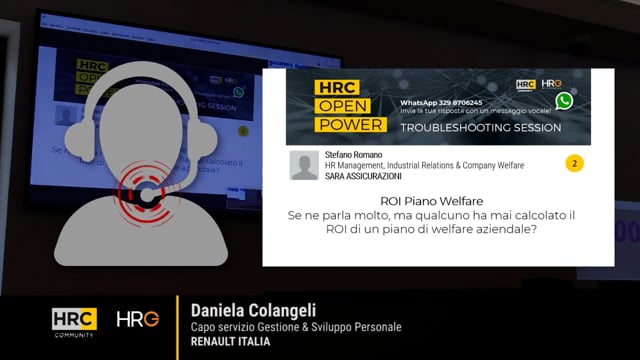 Thumbnail Daniela Colangeli risponde su_ROI PIANO WELFARE