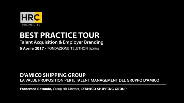 Thumbnail LA VALUE PROPOSITION PER IL TALENT MANAGEMENT_ D’AMICO SHIPPING GROUP