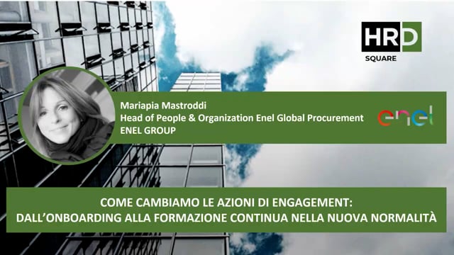 Thumbnail Come cambiamo le azioni di engagement nella nuova normalità ENEL GROUP