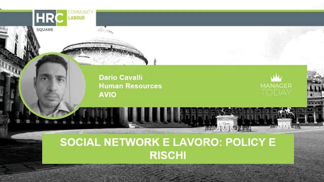 Thumbnail Social network e lavoro, policy e rischi AVIO