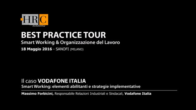 Thumbnail Smart Working: elementi abilitanti e strategie implementative_Vodafone Italy