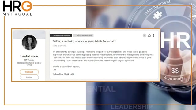 Thumbnail Building a mentoring program for young talents from scratch