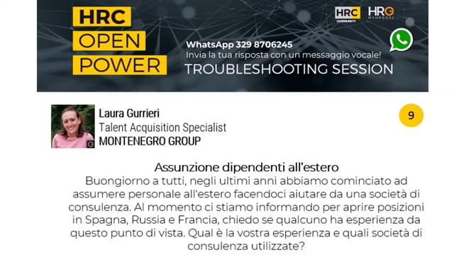 Thumbnail Elena Rita Incarnato risponde su_Flexible working possibili implementazioni