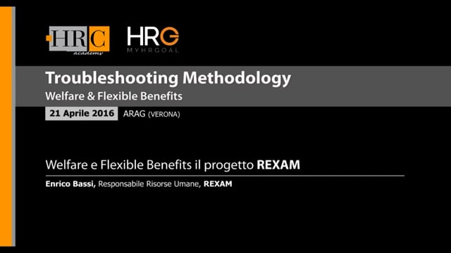 Thumbnail Welfare e Flexible Benefits il progetto Rexam