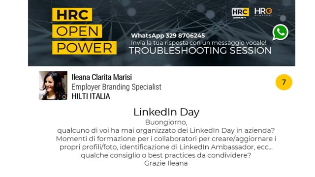 Thumbnail Barbara Parisi risponde su_Linkedin Day