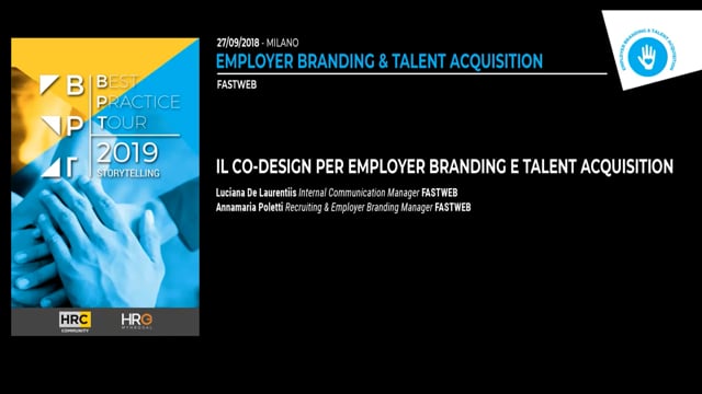 Thumbnail IL CO-DESIGN PER EMPLOYER BRANDING E TALENT ACQUISITION_FASTWEB