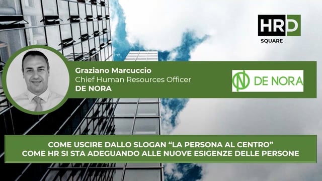 Thumbnail Come uscire dallo slogan “la persona al centro” DE NORA