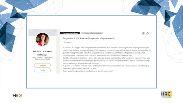 Thumbnail Programmi di job rotation TENARIS