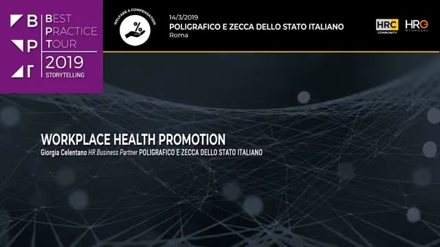 Thumbnail Workplace health promotion_POLIGRAFICO E ZECCA DELLO STATO ITALIANO