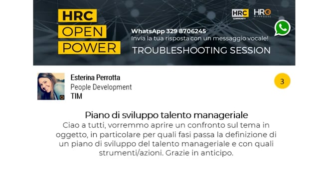 Thumbnail Stefano Zanetto risponde su Piano Sviluppo talento manageriale