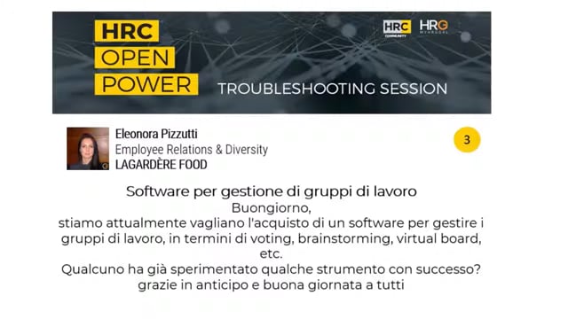 Thumbnail Monica Favoino risponde su SOFTWARE GESTIONE GRUPPI DI LAVORO