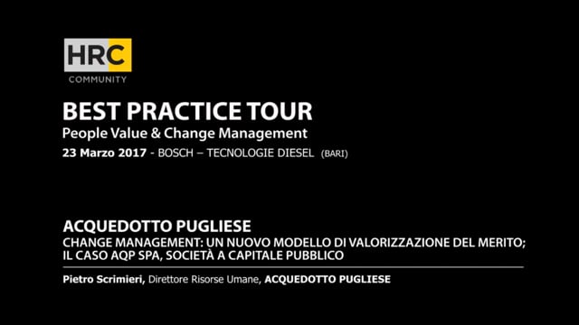 Thumbnail CHANGE MANAGEMENT:UN NUOVO MODELLO DI VALORIZZAZIONE DEL MERITO_ACQUEDOTTO PUGLIESE