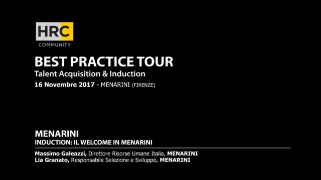 Thumbnail Induction: il welcome in MENARINI