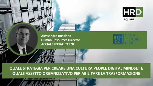 Thumbnail Quale strategia per creare una cultura people digital mindset ACCIAI SPECIALI TERNI
