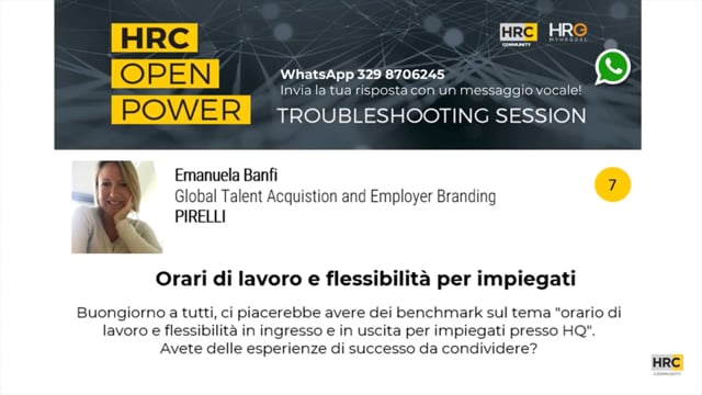 Thumbnail Laura Sottile risponde su_ORARI DI LAVORO E FLESSIBILITÀ PER IMPIEGATI