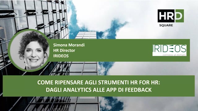 Thumbnail Come ripensare gli strumenti HR per HR – dagli analytics alle app di feedback IRIDEOS