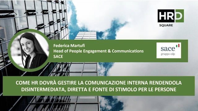 Thumbnail Come HR dovrà gestire la comunicazione interna SACE