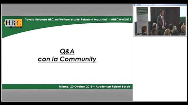 Thumbnail Parte 5 - 20/10/2015 - Tavola Rotonda HRC sul Welfare e sulle Relazioni Industriali - Breakthrough