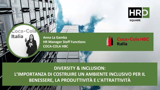 Thumbnail Diversity & Inclusion, creare un ambiente inclusivo COCA COLA HBC