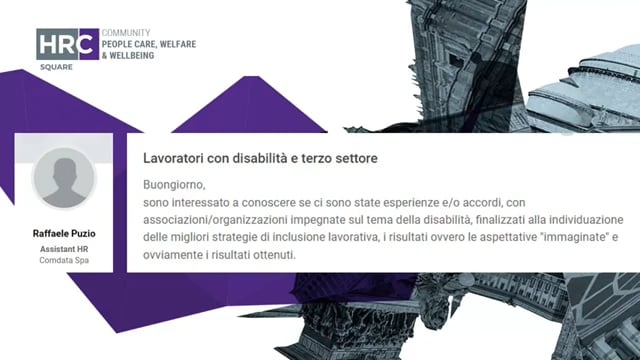 Thumbnail Lavoratori con disabilità e terzo settore WINDTRE