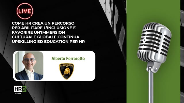 Thumbnail Inclusion, cultura global, upskilling e education AUTOMOBILI LAMBORGHINI