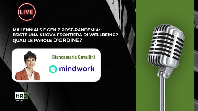 Thumbnail Wellbeing per Millennials e GenZ MINDWORK