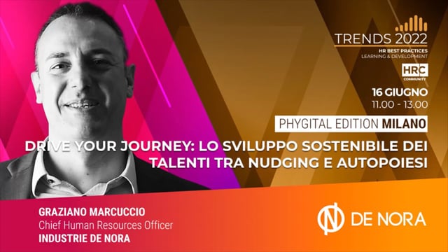 Thumbnail Drive your journey, lo sviluppo sostenibile dei talenti tra nudging e autopoiesi INDUSTRIE DE NORA