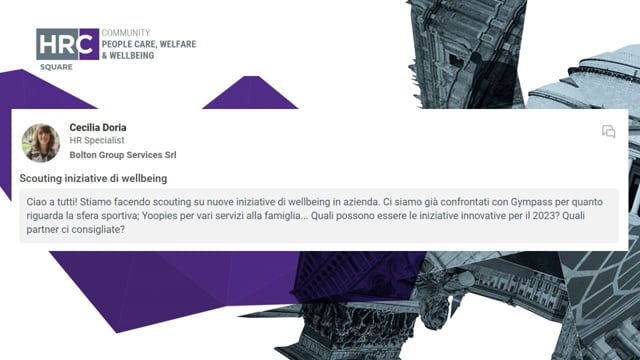 Thumbnail Scouting iniziative di wellbeing MITSUBISHI ELECTRIC EUROPE BV