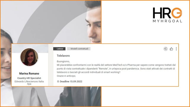 Thumbnail Call MyHRGoal – Telelavoro