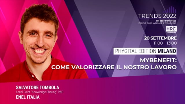 Thumbnail Mybenefit, come valorizzare il nostro lavoro ENEL ITALIA