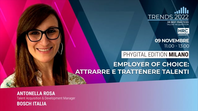 Thumbnail Employer of choice: attrarre e trattenere talenti BOSCH ITALIA