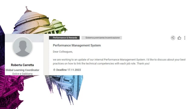 Thumbnail Performance Management System BANCA MEDIOLANUM