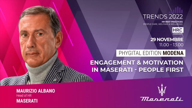 Thumbnail Engagement & motivation in Maserati – People first - MASERATI