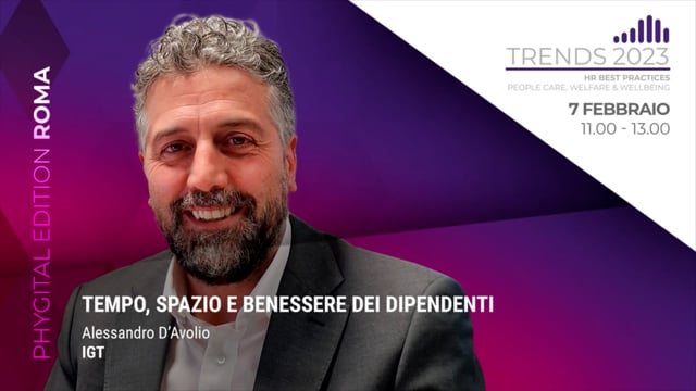 Thumbnail Tempo, spazio e benessere dei dipendenti - IGT