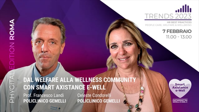 Thumbnail Dal welfare alla wellness community con Smart Axistance e-Well – GEMELLI E ENEL X