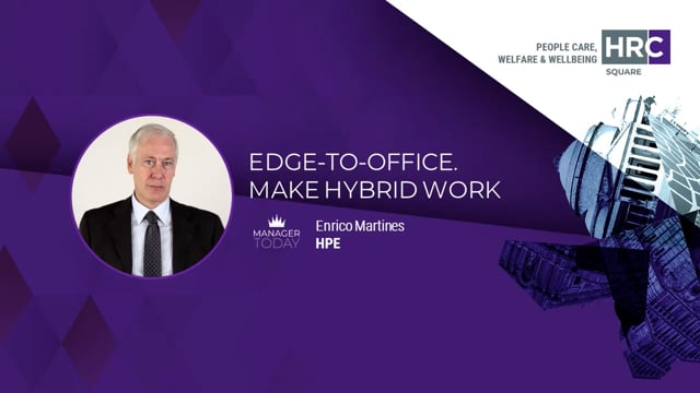 Thumbnail Edge-to-office. Make hybrid work HPE