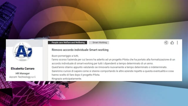 Thumbnail Rinnovo accordo individuale smart working NEXI