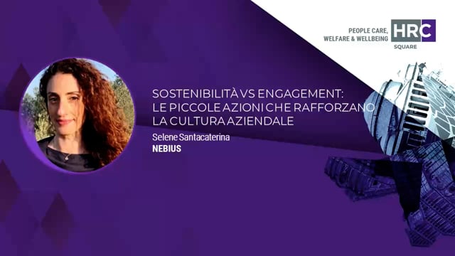 Thumbnail Sostenibilità vs engagement - le piccole azioni che rafforzano la cultura aziendale NEBIUS